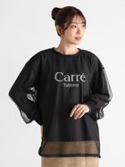 【ヴァン/Vin】のチュールレイヤードロゴTシャツ 人気、トレンドファッション・服の通販 founy(ファニー) ファッション Fashion レディースファッション WOMEN トップス・カットソー Tops/Tshirt シャツ/ブラウス Shirts/Blouses ロング / Tシャツ T-Shirts おすすめ Recommend チュール Tulle thumbnail チャコールグレー|ID: prp329100004192273 ipo3291000000029038785