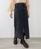 【ヘザー/Heather】のDenimスリットロングスカート2 ブラック|ID: prp329100004192277 ipo3291000000029534517