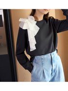 【セルフォード/CELFORD】のアシンメトリーフリルスウェット 人気、トレンドファッション・服の通販 founy(ファニー) ファッション Fashion レディースファッション WOMEN トップス・カットソー Tops/Tshirt パーカ Sweats スウェット Sweat コンパクト Compact スウェット Sweat タフタ Taffeta フリル Frills thumbnail BLK[009]|ID: prp329100004192309 ipo3291000000029038931