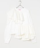 【アーバンリサーチ/URBAN RESEARCH】のVIVIANO Ruffle Sweat Shirts WHITE|ID: prp329100004192316 ipo3291000000029038957