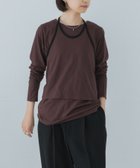 【アーバンリサーチ/URBAN RESEARCH】のレイヤードデザインカットソー BROWN|ID: prp329100004192318 ipo3291000000029038962