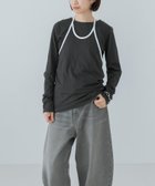 【アーバンリサーチ/URBAN RESEARCH】のレイヤードデザインカットソー 人気、トレンドファッション・服の通販 founy(ファニー) ファッション Fashion レディースファッション WOMEN トップス・カットソー Tops/Tshirt カットソー Cut and Sewn 2024年 2024 2024-2025秋冬・A/W Aw/Autumn/Winter/Fw/Fall/2024-2025 A/W・秋冬 Aw・Autumn/Winter・Fw・Fall-Winter 冬 Winter シンプル Simple スラックス Slacks デニム Denim パイピング Piping リボン Ribbon thumbnail KHAKI|ID: prp329100004192318 ipo3291000000029038964