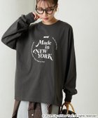 【フリークスストア/FREAK'S STORE】のNYC/MADEinNYプリントロングスリーブTシャツ 人気、トレンドファッション・服の通販 founy(ファニー) ファッション Fashion レディースファッション WOMEN トップス・カットソー Tops/Tshirt シャツ/ブラウス Shirts/Blouses ロング / Tシャツ T-Shirts スペシャル Special thumbnail スミクロ|ID: prp329100004192328 ipo3291000000029039001