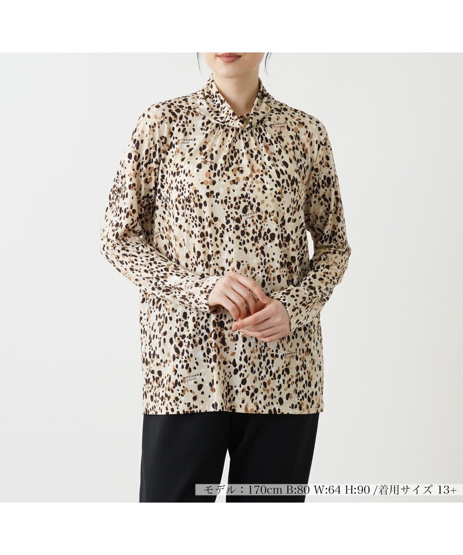 【レリアンプラスハウス/Leilian PLUS HOUSE】のカットソー【ROCHAS Premiere】 人気、トレンドファッション・服の通販 founy(ファニー) 　ファッション　Fashion　レディースファッション　WOMEN　トップス・カットソー　Tops/Tshirt　カットソー　Cut and Sewn　アクセサリー　Accessories　カットソー　Cut And Sew　シンプル　Simple　ハイネック　High Neck　バランス　Balance　 other-1|ID: prp329100004192383 ipo3291000000029039232