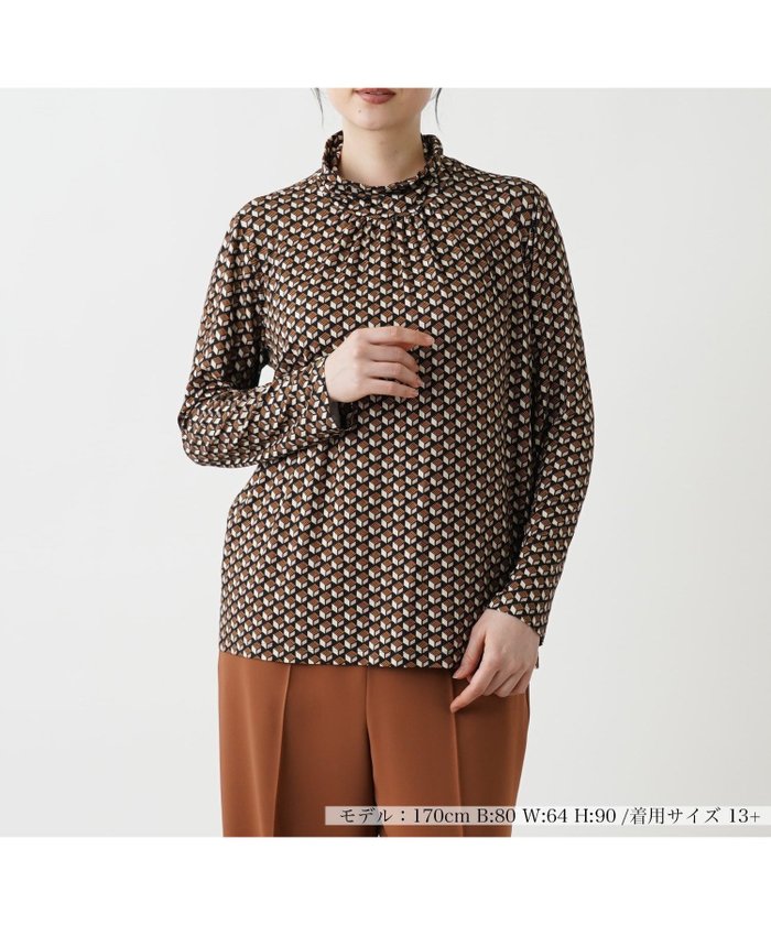 【レリアンプラスハウス/Leilian PLUS HOUSE】のカットソー【ROCHAS Premiere】 インテリア・キッズ・メンズ・レディースファッション・服の通販 founy(ファニー) https://founy.com/ ファッション Fashion レディースファッション WOMEN トップス・カットソー Tops/Tshirt カットソー Cut and Sewn A/W・秋冬 Aw・Autumn/Winter・Fw・Fall-Winter カットソー Cut And Sew シンプル Simple ハイネック High Neck バランス Balance モダン Modern |ID: prp329100004192387 ipo3291000000029039245