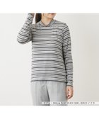 【レリアン/LEILIAN】のカットソー【BIANCA LANCIA】 人気、トレンドファッション・服の通販 founy(ファニー) ファッション Fashion レディースファッション WOMEN トップス・カットソー Tops/Tshirt カットソー Cut and Sewn カットソー Cut And Sew カーディガン Cardigan シンプル Simple ジャケット Jacket フィット Fit ボーダー Border リラックス Relax thumbnail グレー|ID: prp329100004192389 ipo3291000000029039254