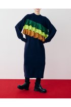 【ヘリンドットサイ/HeRIN.CYE】のFrill docked knit dress 人気、トレンドファッション・服の通販 founy(ファニー) ファッション Fashion レディースファッション WOMEN トップス・カットソー Tops/Tshirt ニット Knit Tops ワンピース Dress ドレス Party Dresses コクーン Cocoon 防寒 Cold Protection thumbnail NVY|ID: prp329100004192390 ipo3291000000029039257