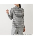 【レリアン/LEILIAN】のカットソー【BIANCA LANCIA】 人気、トレンドファッション・服の通販 founy(ファニー) ファッション Fashion レディースファッション WOMEN トップス・カットソー Tops/Tshirt カットソー Cut and Sewn カットソー Cut And Sew カーディガン Cardigan シンプル Simple ジャケット Jacket タートルネック Turtleneck ハイネック High Neck フィット Fit ボーダー Border リラックス Relax thumbnail グレー|ID: prp329100004192393 ipo3291000000029039267