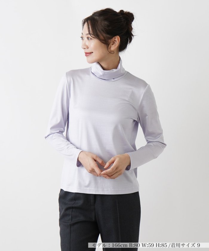 【レリアン/LEILIAN】のカットソー インテリア・キッズ・メンズ・レディースファッション・服の通販 founy(ファニー) https://founy.com/ ファッション Fashion レディースファッション WOMEN トップス・カットソー Tops/Tshirt カットソー Cut and Sewn エレガント 上品 Elegant カットソー Cut And Sew タートルネック Turtleneck フィット Fit リラックス Relax |ID: prp329100004192395 ipo3291000000029039271