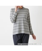 【レリアンプラスハウス/Leilian PLUS HOUSE】のカットソー 人気、トレンドファッション・服の通販 founy(ファニー) ファッション Fashion レディースファッション WOMEN トップス・カットソー Tops/Tshirt カットソー Cut and Sewn カットソー Cut And Sew カーディガン Cardigan シンプル Simple ジャケット Jacket フィット Fit ボーダー Border リラックス Relax thumbnail グレー|ID: prp329100004192401 ipo3291000000029039306