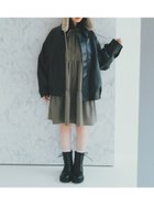 【エヘカソポ/ehka sopo】のリボンタイ付ティアードミニワンピース 人気、トレンドファッション・服の通販 founy(ファニー) ファッション Fashion レディースファッション WOMEN ワンピース Dress チュニック Tunic ティアード Tiered リボン Ribbon エレガント 上品 Elegant thumbnail モカ|ID: prp329100004192467 ipo3291000000029326743