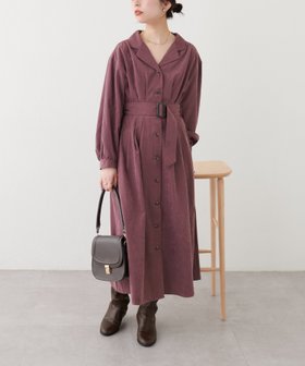 【ナチュラルクチュール/natural couture】の開衿レディシャツワンピース 人気、トレンドファッション・服の通販 founy(ファニー) ファッション Fashion レディースファッション WOMEN ワンピース Dress シャツワンピース Shirt Dresses 2024年 2024 2024-2025秋冬・A/W Aw/Autumn/Winter/Fw/Fall/2024-2025 おすすめ Recommend なめらか Smooth カーディガン Cardigan スエード Suede フレア Flare フロント Front ポケット Pocket エレガント 上品 Elegant |ID:prp329100004192472