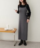 【ナチュラルクチュール/natural couture】のIラインキャミワンピース 人気、トレンドファッション・服の通販 founy(ファニー) ファッション Fashion レディースファッション WOMEN ワンピース Dress キャミワンピース No Sleeve Dresses 秋 Autumn/Fall カットソー Cut And Sew カーディガン Cardigan シンプル Simple チェック Check ベーシック Basic ポケット Pocket ラップ Wrap おすすめ Recommend 2024年 2024 2024-2025秋冬・A/W Aw/Autumn/Winter/Fw/Fall/2024-2025 thumbnail チャコールグレー|ID: prp329100004192475 ipo3291000000029040835