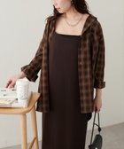 【ナチュラルクチュール/natural couture】のIラインキャミワンピース 人気、トレンドファッション・服の通販 founy(ファニー) ファッション Fashion レディースファッション WOMEN ワンピース Dress キャミワンピース No Sleeve Dresses 秋 Autumn/Fall カットソー Cut And Sew カーディガン Cardigan シンプル Simple チェック Check ベーシック Basic ポケット Pocket ラップ Wrap おすすめ Recommend 2024年 2024 2024-2025秋冬・A/W Aw/Autumn/Winter/Fw/Fall/2024-2025 thumbnail ブラウン|ID: prp329100004192475 ipo3291000000029040836