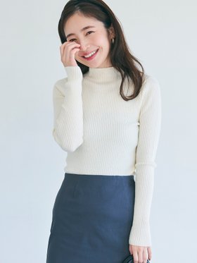 【コカ/COCA】 ワイドリブボトルネックニットトップス人気、トレンドファッション・服の通販 founy(ファニー) ファッション Fashion レディースファッション WOMEN トップス・カットソー Tops/Tshirt ニット Knit Tops ポケット Pocket リブニット Rib Knit |ID:prp329100004192603