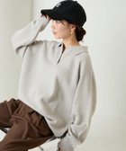 【フリークスストア/FREAK'S STORE】のポロ襟 スキッパー ニット プルオーバー 人気、トレンドファッション・服の通販 founy(ファニー) ファッション Fashion レディースファッション WOMEN トップス・カットソー Tops/Tshirt ニット Knit Tops プルオーバー Pullover A/W・秋冬 Aw・Autumn/Winter・Fw・Fall-Winter 冬 Winter シンプル Simple スキッパー Skipper スリーブ Sleeve ポロシャツ Polo Shirt thumbnail グレー|ID: prp329100004192722 ipo3291000000029353519