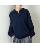 【フリークスストア/FREAK'S STORE】のポロ襟 スキッパー ニット プルオーバー 人気、トレンドファッション・服の通販 founy(ファニー) ファッション Fashion レディースファッション WOMEN トップス・カットソー Tops/Tshirt ニット Knit Tops プルオーバー Pullover A/W・秋冬 Aw・Autumn/Winter・Fw・Fall-Winter 冬 Winter シンプル Simple スキッパー Skipper スリーブ Sleeve ポロシャツ Polo Shirt thumbnail ネイビー|ID: prp329100004192722 ipo3291000000029353523