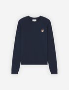 【メゾン キツネ/MAISON KITSUNE】のMaison Kitsune/FOX HEAD PATCH REGULAR SWEATSHIRT 人気、トレンドファッション・服の通販 founy(ファニー) ファッション Fashion レディースファッション WOMEN トップス・カットソー Tops/Tshirt シャツ/ブラウス Shirts/Blouses パーカ Sweats ロング / Tシャツ T-Shirts スウェット Sweat A/W・秋冬 Aw・Autumn/Winter・Fw・Fall-Winter 冬 Winter クラシック Classic パッチ Patch フォックス Fox 無地 Plain Color 長袖 Long Sleeve thumbnail INK BLUE|ID: prp329100004192726 ipo3291000000029630752