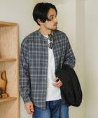 【アーバンリサーチ ドアーズ/URBAN RESEARCH DOORS / MEN】のビエラバンドカラーシャツ CHECK|ID: prp329100004192859 ipo3291000000029565831