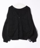 【その他のブランド/Other】のMAISON BREEZE reveur/アルパカタッチニットチュールドッキングカーディガン DTK BLK|ID: prp329100004192882 ipo3291000000029044869