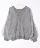 【その他のブランド/Other】のMAISON BREEZE reveur/アルパカタッチニットチュールドッキングカーディガン DTK GRY|ID: prp329100004192882 ipo3291000000029044873