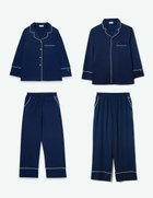 【ヒップショップ/HIPSHOP】のコットンベアパジャマ長袖セット【ペアパジャマ/限定BOX付】 人気、トレンドファッション・服の通販 founy(ファニー) ファッション Fashion レディースファッション WOMEN トップス・カットソー Tops/Tshirt おすすめ Recommend ギフト プレゼント Gift Present ストレッチ Stretch パジャマ Pajamas 人気 Popularity 定番 Standard 長袖 Long Sleeve thumbnail ネイビー+ネイビー|ID: prp329100004193034 ipo3291000000029045770