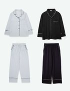 【ヒップショップ/HIPSHOP】のコットンベアパジャマ長袖セット【ペアパジャマ/限定BOX付】 人気、トレンドファッション・服の通販 founy(ファニー) ファッション Fashion レディースファッション WOMEN トップス・カットソー Tops/Tshirt おすすめ Recommend ギフト プレゼント Gift Present ストレッチ Stretch パジャマ Pajamas 人気 Popularity 定番 Standard 長袖 Long Sleeve thumbnail グレー+チャコール|ID: prp329100004193034 ipo3291000000029045776