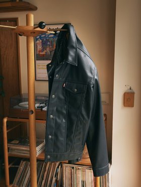 【リーバイス/Levis / MEN】のRED TAB PREMIUM トラッカージャケット ブラック レザー 人気、トレンドファッション・服の通販 founy(ファニー) ファッション Fashion メンズファッション MEN インナー Inner |ID:prp329100004193260