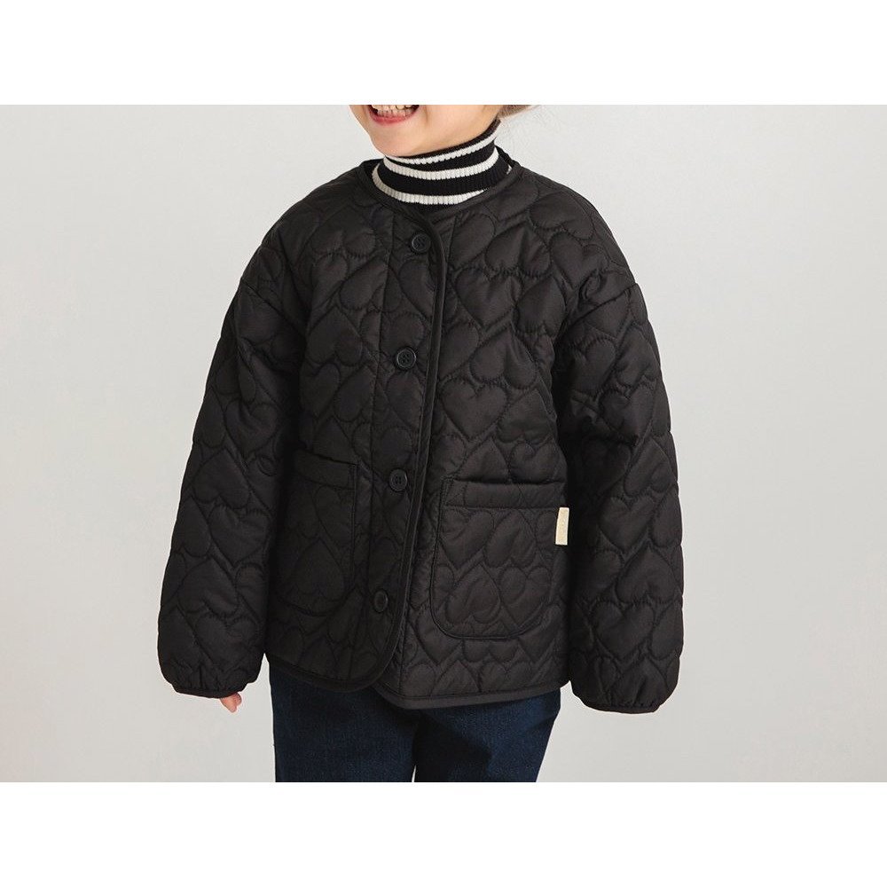 【ブランシェス/branshes / KIDS】のハートキルティングジャケット 人気、トレンドファッション・服の通販 founy(ファニー) 　ファッション　Fashion　キッズファッション　KIDS　アウター　Coat Outerwear /Kids　おすすめ　Recommend　インナー　Inner　キルティング　Quilting　ジャケット　Jacket　ハイネック　High Neck　ポケット　Pocket　冬　Winter　軽量　Lightweight　 other-1|ID: prp329100004193322 ipo3291000000029485424