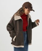 【ベイフロー/BAYFLOW】のシングルムートンジャケット 人気、トレンドファッション・服の通販 founy(ファニー) ファッション Fashion レディースファッション WOMEN アウター Coat Outerwear ジャケット Jackets おすすめ Recommend スタンド Stand デニム Denim フェイクムートン Fake Shearling ブルゾン Blouson プリーツ Pleats thumbnail ブラウン50|ID: prp329100004193379 ipo3291000000029047952