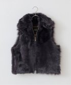 【スピック&スパン/Spick & Span】のCINQUANTA / チンクアンタ FUR ZIP VEST P-960 グレー|ID: prp329100004193417 ipo3291000000029160646