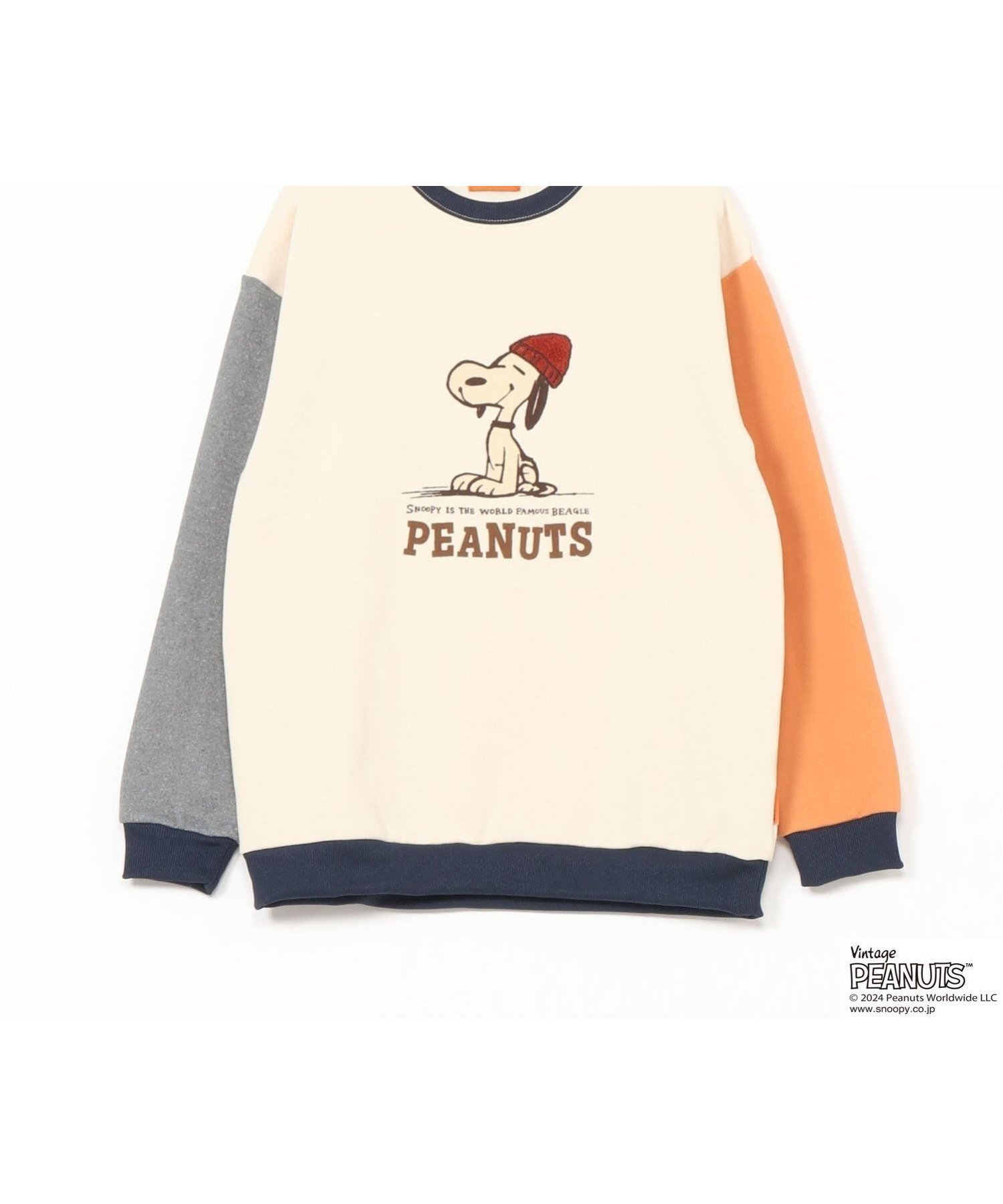 【クリフメイヤー キッズ/KRIFF MAYER / KIDS】の裏起毛 クルー スウェット (スヌーピー) インテリア・キッズ・メンズ・レディースファッション・服の通販 founy(ファニー) 　ファッション　Fashion　キッズファッション　KIDS　アメリカン　American　カラフル　Colorful　グラフィック　Graphic　スウェット　Sweat　プリント　Print　ボーダー　Border　ワイド　Wide　MULTI-COL|ID: prp329100004193482 ipo3291000000029522325