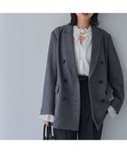 【コーエン/COEN】のツイルダブルジャケット 人気、トレンドファッション・服の通販 founy(ファニー) ファッション Fashion レディースファッション WOMEN アウター Coat Outerwear ジャケット Jackets おすすめ Recommend サスペンダー Suspenders ジャケット Jacket セットアップ Set Up ツイード Tweed ポケット Pocket thumbnail DK.GRAY|ID: prp329100004193483 ipo3291000000029048473