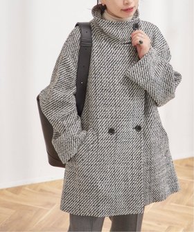 【ジャーナルスタンダード レサージュ/journal standard L'essage】のGIOLICAスタンドショートコート 人気、トレンドファッション・服の通販 founy(ファニー) ファッション Fashion レディースファッション WOMEN アウター Coat Outerwear コート Coats 2024年 2024 2024-2025秋冬・A/W Aw/Autumn/Winter/Fw/Fall/2024-2025 おすすめ Recommend イタリア Italy インナー Inner クラシカル Classical ショート Short スタンド Stand タートルネック Turtleneck トレンド Trend バランス Balance |ID:prp329100004193523