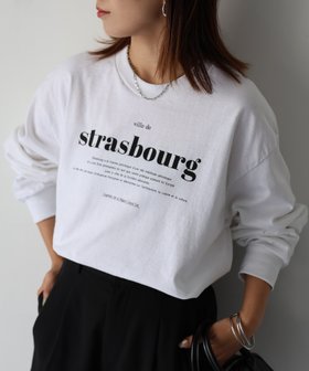 【リベリー/Riberry】のGILDAN strasbourgプリントロンT 人気、トレンドファッション・服の通販 founy(ファニー) ファッション Fashion レディースファッション WOMEN トップス・カットソー Tops/Tshirt ロング / Tシャツ T-Shirts おすすめ Recommend カーディガン Cardigan スラックス Slacks スリーブ Sleeve デニム Denim ベスト Vest ボトム Bottom マーメイド Mermaid ロング Long 人気 Popularity |ID:prp329100004193665