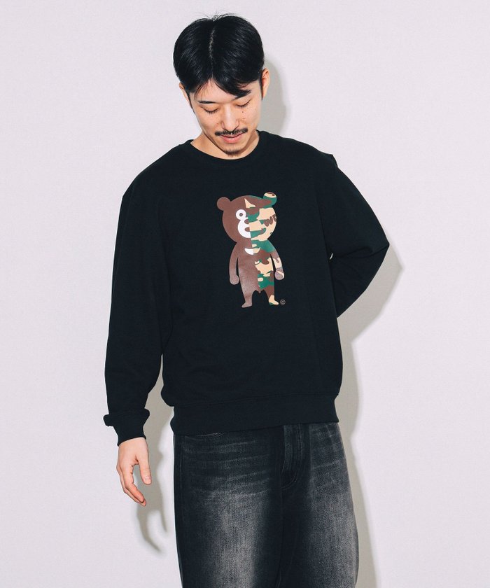 【ビームスT/BEAMS T】の【SPECIAL PRICE】迷彩 ベアー スウェット クルーネック インテリア・キッズ・メンズ・レディースファッション・服の通販 founy(ファニー) https://founy.com/ ファッション Fashion レディースファッション WOMEN トップス・カットソー Tops/Tshirt パーカ Sweats スウェット Sweat シンプル Simple スウェット Sweat ベーシック Basic |ID: prp329100004193666 ipo3291000000029162689