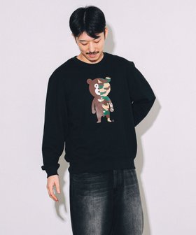 【ビームスT/BEAMS T】の【SPECIAL PRICE】迷彩 ベアー スウェット クルーネック 人気、トレンドファッション・服の通販 founy(ファニー) ファッション Fashion レディースファッション WOMEN トップス・カットソー Tops/Tshirt パーカ Sweats スウェット Sweat シンプル Simple スウェット Sweat ベーシック Basic |ID:prp329100004193666