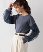 【グローバルワーク/GLOBAL WORK】のライトクッション袖チュール/115490 人気、トレンドファッション・服の通販 founy(ファニー) ファッション Fashion レディースファッション WOMEN トップス・カットソー Tops/Tshirt クッション Cushion スウェット Sweat チュール Tulle トレンド Trend ワイド Wide エレガント 上品 Elegant 人気 Popularity 軽量 Lightweight thumbnail ダスティブルー86|ID: prp329100004193713 ipo3291000000029049845