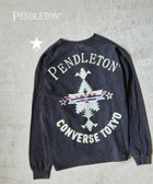 【コンバーストウキョウ/CONVERSE TOKYO】の【PENDLETON】BACK PRINT LONGSLEEVE TEE 人気、トレンドファッション・服の通販 founy(ファニー) ファッション Fashion レディースファッション WOMEN トップス・カットソー Tops/Tshirt アメリカン American グラフィック Graphic シンプル Simple フロント Front プリント Print ルーズ Loose ワンポイント One Point thumbnail ブラック|ID: prp329100004193728 ipo3291000000029049935