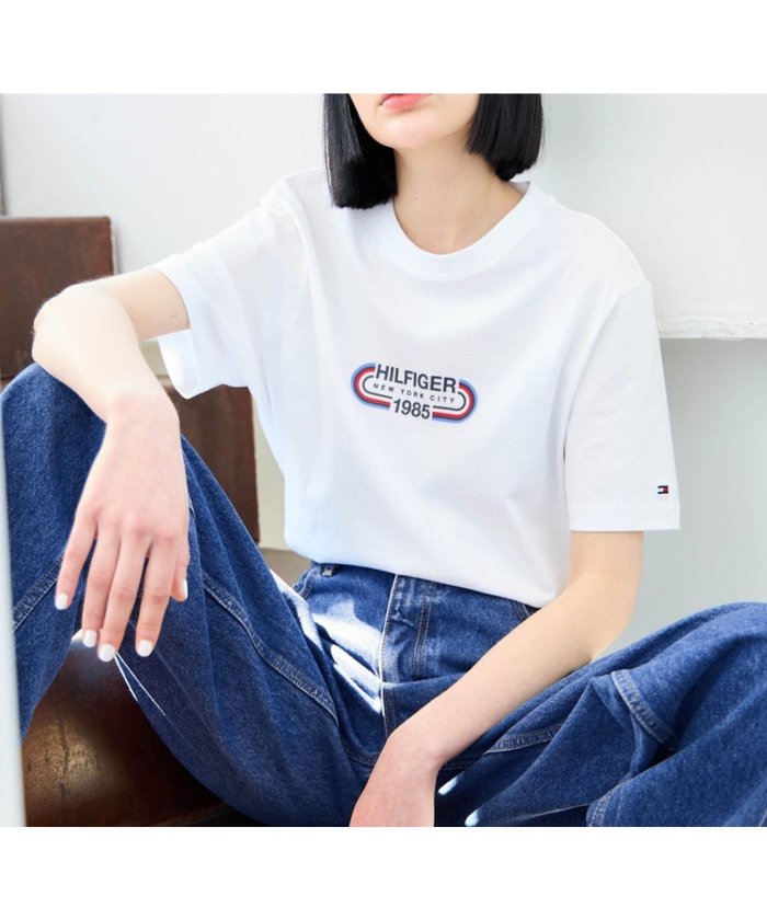 【トミーヒルフィガー/TOMMY HILFIGER】の【オンライン・一部店舗限定】トラックロゴTシャツ インテリア・キッズ・メンズ・レディースファッション・服の通販 founy(ファニー) https://founy.com/ ファッション Fashion レディースファッション WOMEN トップス・カットソー Tops/Tshirt シャツ/ブラウス Shirts/Blouses ロング / Tシャツ T-Shirts アメリカン American クラシック Classic シンプル Simple ストライプ Stripe スマート Smart センター Center デニム Denim 人気 Popularity フィット Fit フロント Front プリント Print メンズ Mens モダン Modern リラックス Relax おすすめ Recommend 夏 Summer 2024年 2024 2024春夏・S/S Ss,Spring/Summer,2024 ゴルフ Golf |ID: prp329100004193759 ipo3291000000029050125