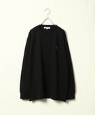 【ジップファイブ/ZIP FIVE】のクルーネックロンT 人気、トレンドファッション・服の通販 founy(ファニー) ファッション Fashion レディースファッション WOMEN トップス・カットソー Tops/Tshirt ロング / Tシャツ T-Shirts シンプル Simple ストレッチ Stretch ベーシック Basic ワンポイント One Point thumbnail ブラック|ID: prp329100004193900 ipo3291000000029051031