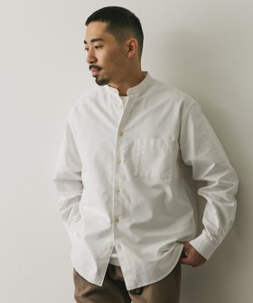 【アーバンリサーチ ドアーズ/URBAN RESEARCH DOORS / MEN】の裏起毛オックスバンドカラーシャツ 人気、トレンドファッション・服の通販 founy(ファニー) ファッション Fashion メンズファッション MEN 2024年 2024 2024-2025秋冬・A/W Aw/Autumn/Winter/Fw/Fall/2024-2025 A/W・秋冬 Aw・Autumn/Winter・Fw・Fall-Winter 冬 Winter インナー Inner オックス Ox 人気 Popularity 定番 Standard |ID:prp329100004193925