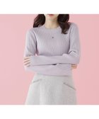 【その他のブランド/Other】の長袖リブデザインロゴプレートニット 人気、トレンドファッション・服の通販 founy(ファニー) ファッション Fashion レディースファッション WOMEN トップス・カットソー Tops/Tshirt ニット Knit Tops コンパクト Compact シンプル Simple ジャンスカ Janska プレート Plate リブニット Rib Knit 長袖 Long Sleeve thumbnail パープル1|ID: prp329100004193930 ipo3291000000029051276