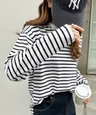 【その他のブランド/Other】のコットン 天竺 ボーダー 長袖 Tシャツ ホワイト×ブラック|ID: prp329100004194020 ipo3291000000029051949