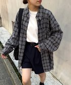 【ディスコート/Discoat】の【WEB限定】チェックビッグシャツ 人気、トレンドファッション・服の通販 founy(ファニー) ファッション Fashion レディースファッション WOMEN トップス・カットソー Tops/Tshirt シャツ/ブラウス Shirts/Blouses thumbnail ブラック|ID: prp329100004194078 ipo3291000000029052308