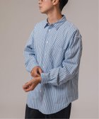 【エディフィス/EDIFICE / MEN】のTHOMAS MASON(トーマスメイソン) オーバーサイズ レギュラーカラーシャツ 人気、トレンドファッション・服の通販 founy(ファニー) ファッション Fashion メンズファッション MEN thumbnail ホワイトベース|ID: prp329100004194468 ipo3291000000029487896