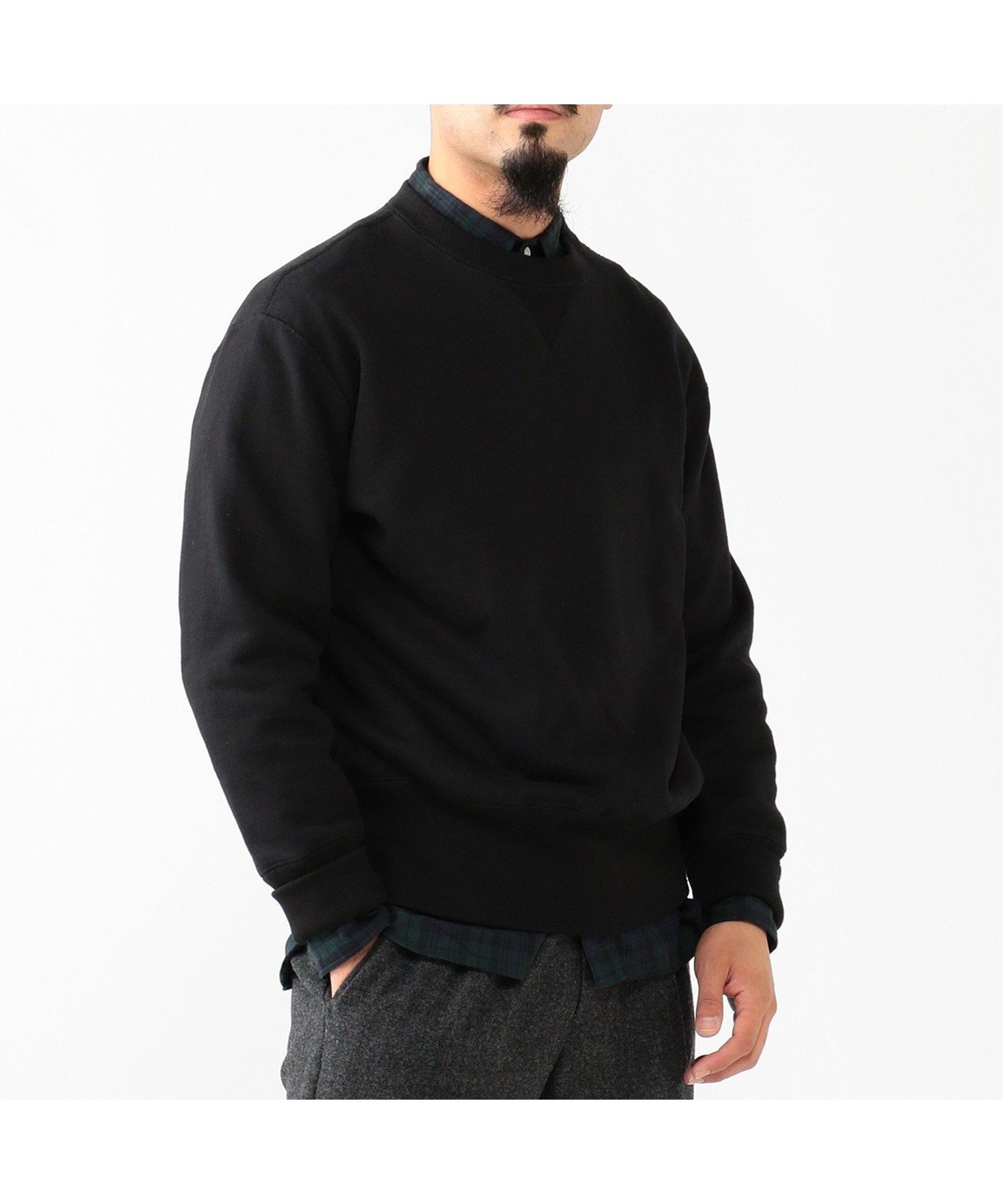 【ビームス/BEAMS / MEN】のLOOPWHEELER * BEAMS PLUS / 別注 Super Heavy Weight Sweat Crew Neck インテリア・キッズ・メンズ・レディースファッション・服の通販 founy(ファニー) 　ファッション　Fashion　メンズファッション　MEN　スウェット　Sweat　別注　Special Order　BLACK|ID: prp329100004194535 ipo3291000000029558735