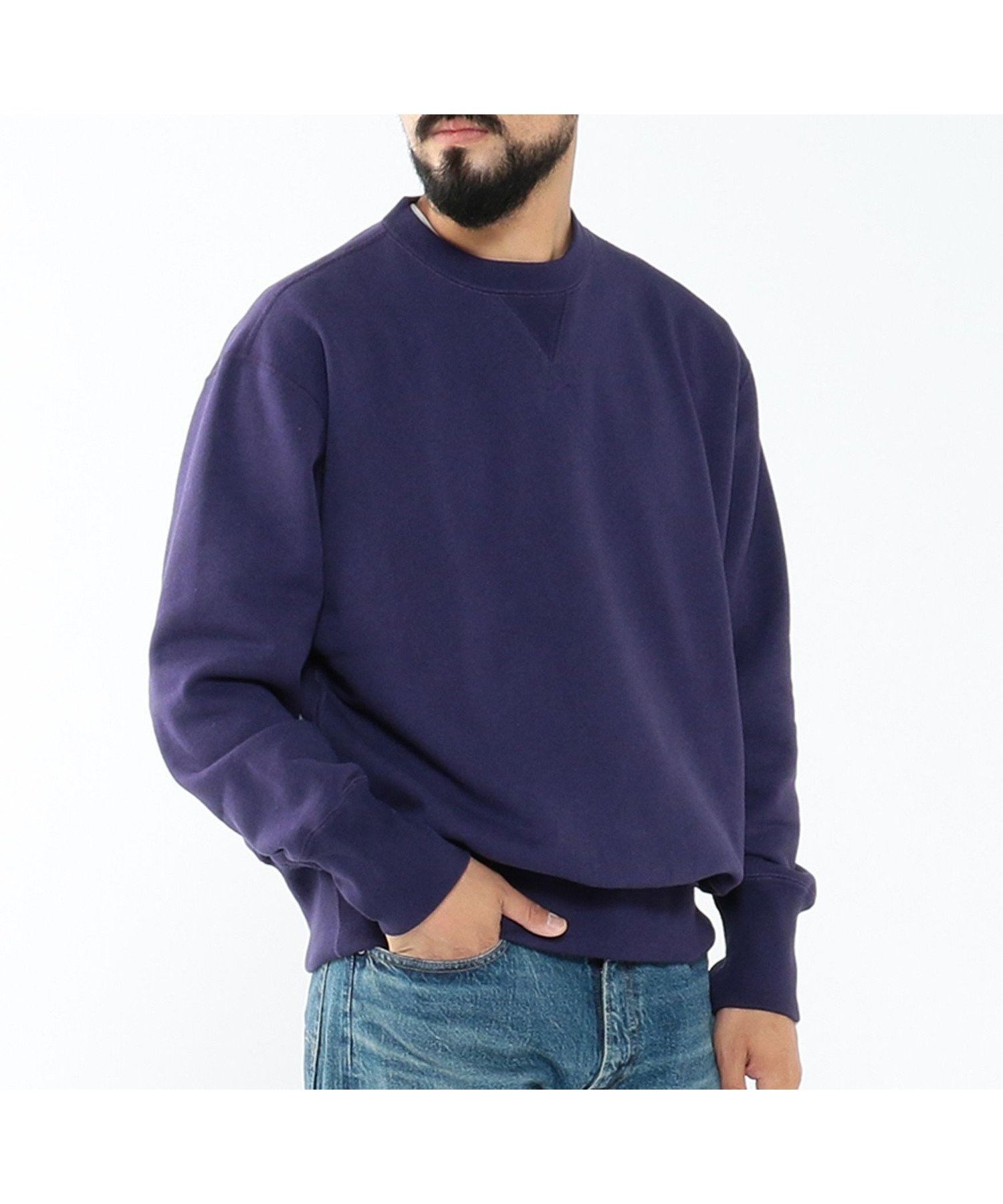 【ビームス/BEAMS / MEN】のLOOPWHEELER * BEAMS PLUS / 別注 Super Heavy Weight Sweat Crew Neck インテリア・キッズ・メンズ・レディースファッション・服の通販 founy(ファニー) 　ファッション　Fashion　メンズファッション　MEN　スウェット　Sweat　別注　Special Order　PURPLE|ID: prp329100004194535 ipo3291000000029558742