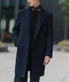 【エディフィス/EDIFICE / MEN】のSUPER 140 s ウール / カシミヤ チェスターコート 人気、トレンドファッション・服の通販 founy(ファニー) ファッション Fashion メンズファッション MEN カシミア Cashmere カシミヤ Cashmere スマート Smart チェスターコート Chester Coat 定番 Standard バランス Balance ファブリック Fabric フォルム Form ラグジュアリー Luxury 冬 Winter おすすめ Recommend thumbnail ネイビー|ID: prp329100004194585 ipo3291000000029491994