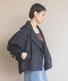 【アパートバイローリーズ/apart by lowrys】のキャンディースリーブショートトレンチコート 人気、トレンドファッション・服の通販 founy(ファニー) ファッション Fashion レディースファッション WOMEN アウター Coat Outerwear コート Coats トレンチコート Trench Coats コンパクト Compact ショート Short ジャケット Jacket スリーブ Sleeve トレンチ Trench トレンド Trend パターン Pattern ミドル Middle ミリタリー Military ルーズ Loose 再入荷 Restock/Back In Stock/Re Arrival おすすめ Recommend エレガント 上品 Elegant thumbnail ネイビー88|ID: prp329100004194625 ipo3291000000029057448